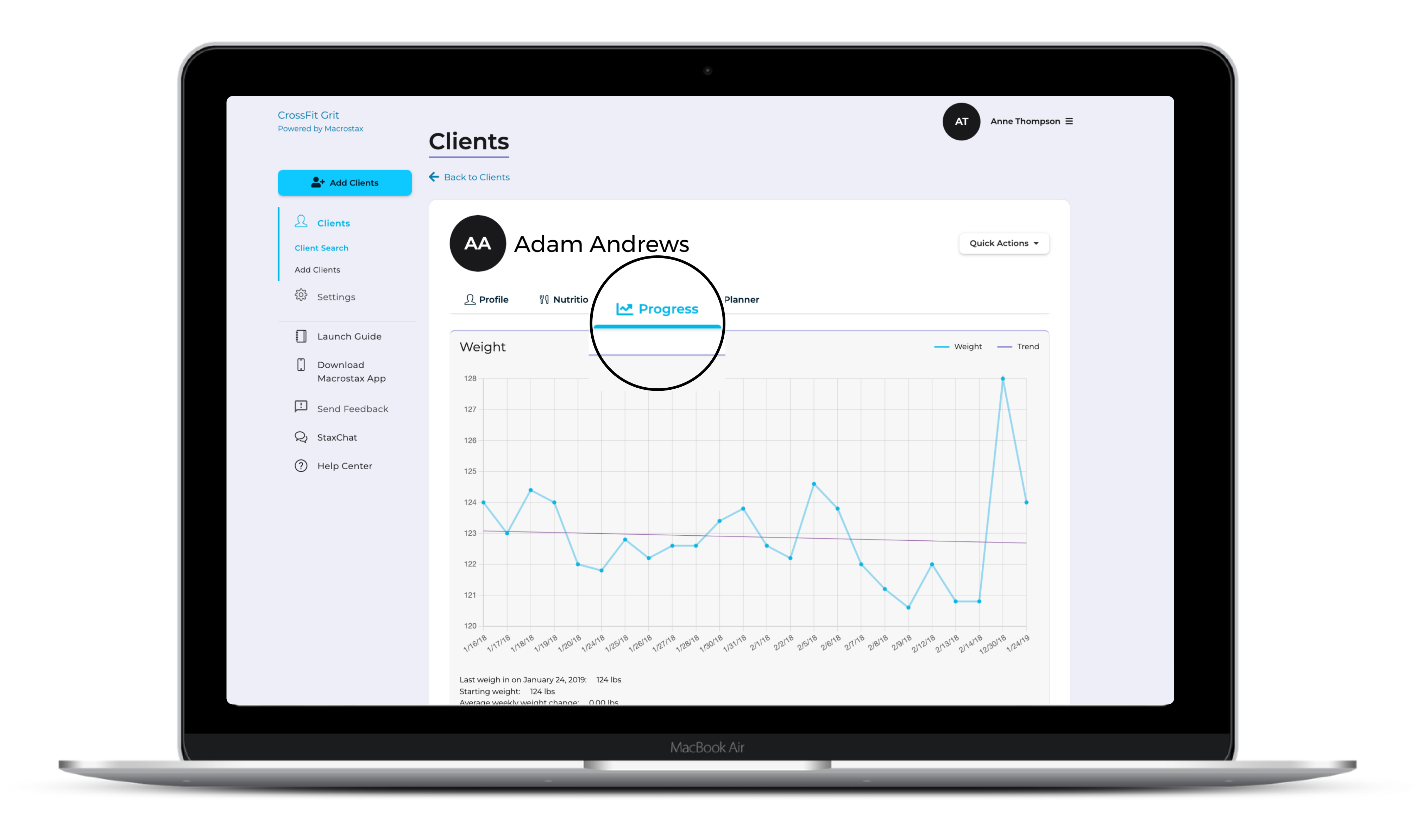 screenshot of Macrostax Team